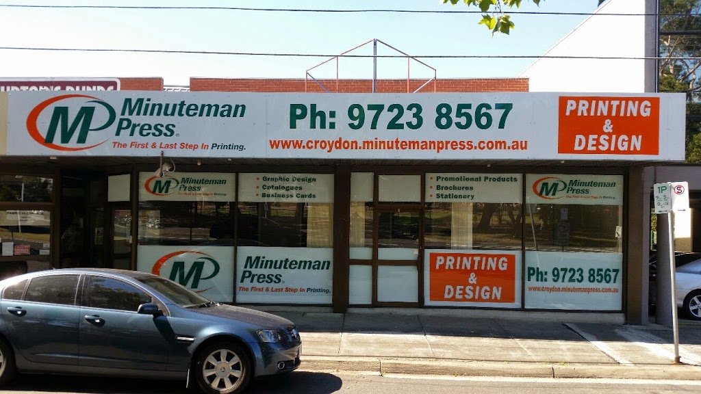 Minuteman Press Croydon | store | 10 Croydon Rd, Croydon VIC 3136, Australia | 0397238567 OR +61 3 9723 8567