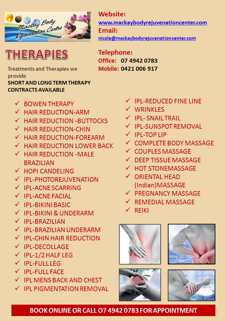 Mackay Body Rejuvenation Centre | hair care | 156 Balnagowan Mandarana Rd, Mackay QLD 4740, Australia | 0421006917 OR +61 421 006 917