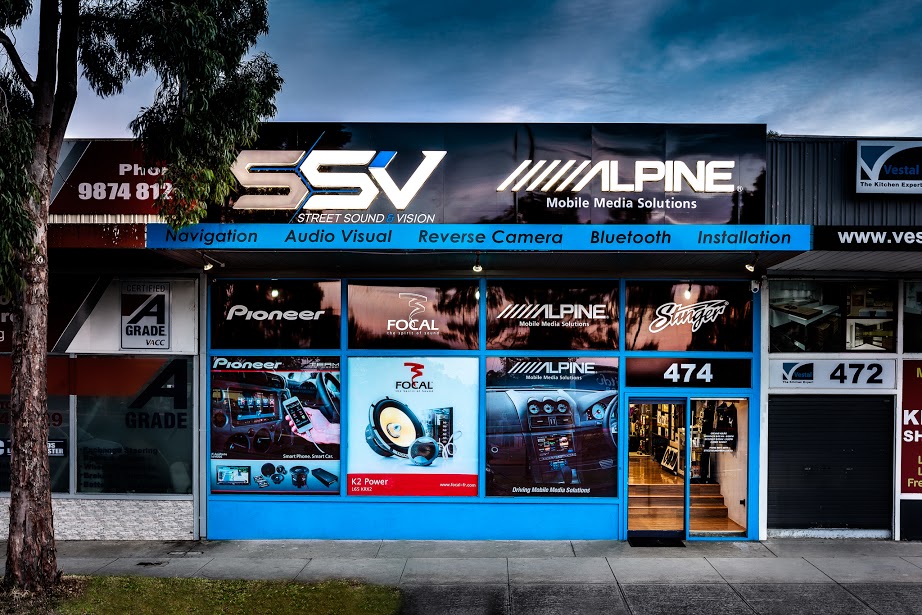 SSV Street Sound & Vision | 474 Whitehorse Rd, Mitcham VIC 3132, Australia | Phone: (03) 9874 5678