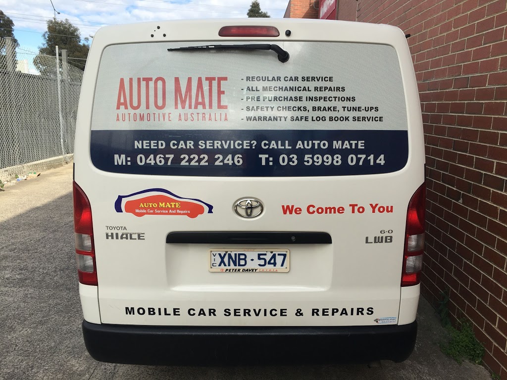 Auto Mate Automotive Australia | car repair | 5 Torney St, Cranbourne East VIC 3977, Australia | 0467222246 OR +61 467 222 246