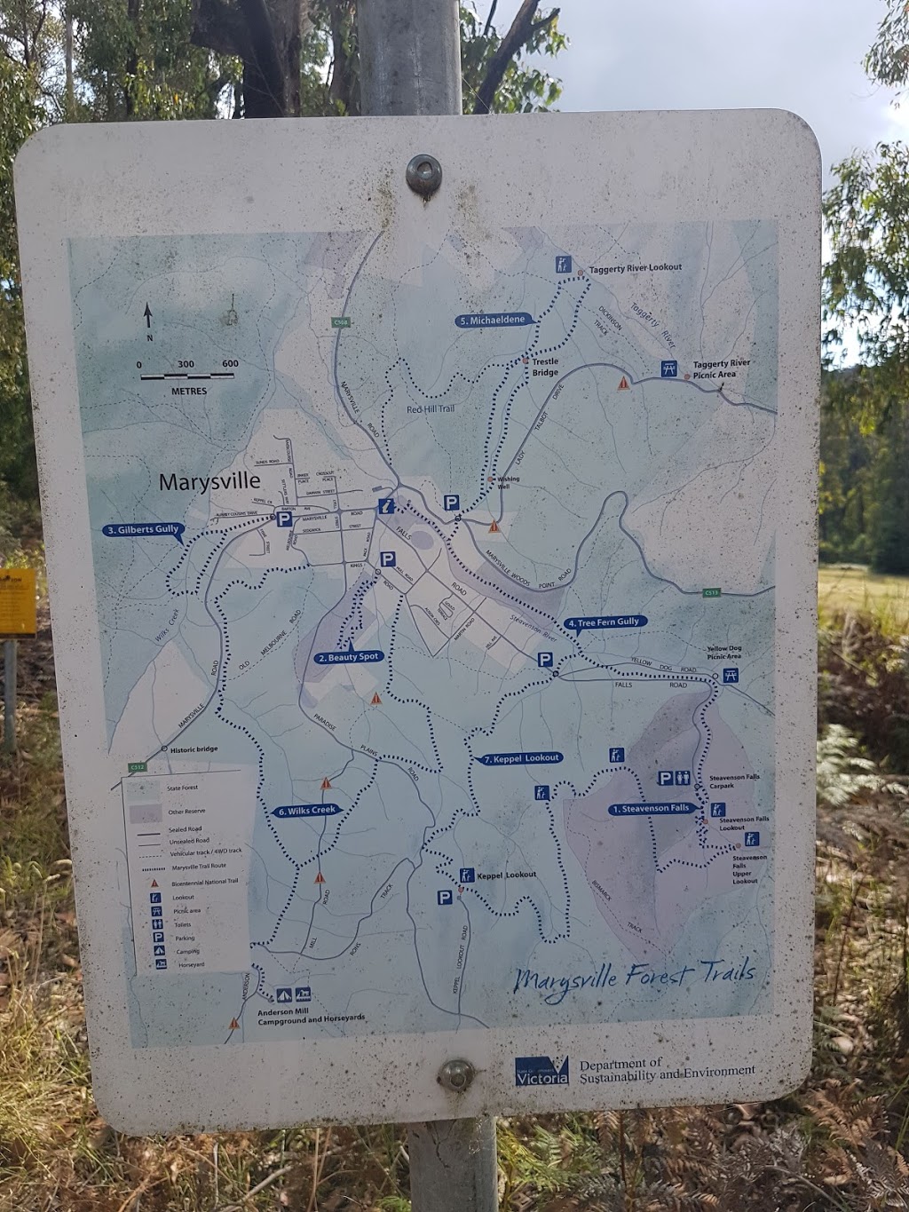 Wilks Creek Trail | park | Robertson Gully Track, Marysville VIC 3779, Australia