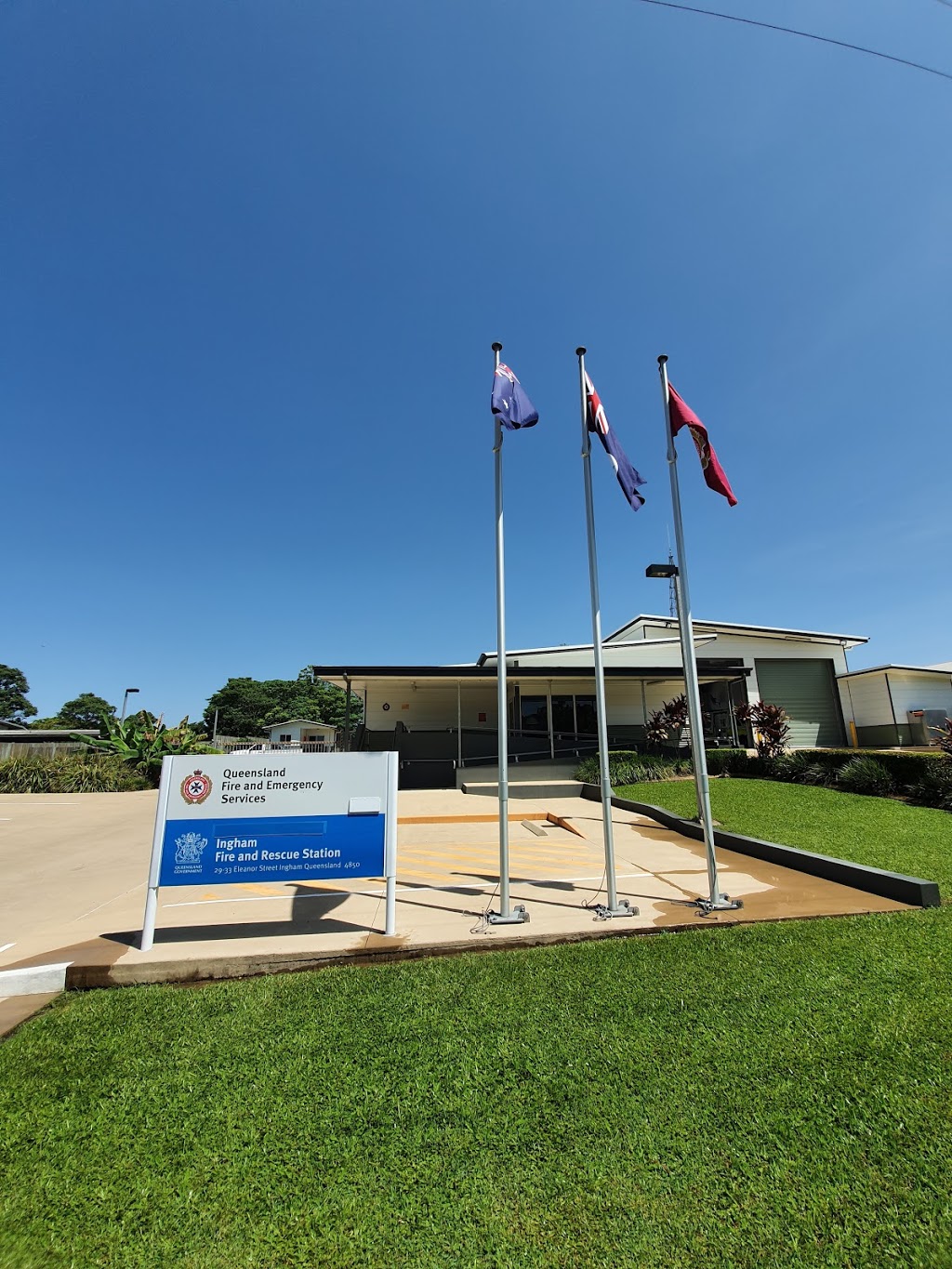 Ingham Fire Station | fire station | 15 Eleanor St, Ingham QLD 4850, Australia
