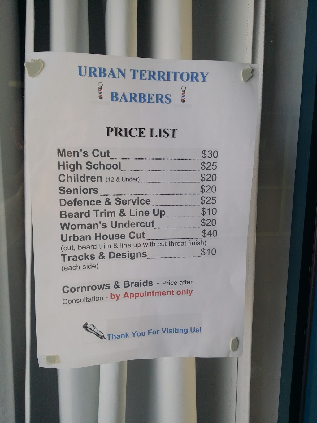 Urban territory barbers | hair care | 35 Granites Dr, Rosebery NT 0832, Australia | 0424516038 OR +61 424 516 038