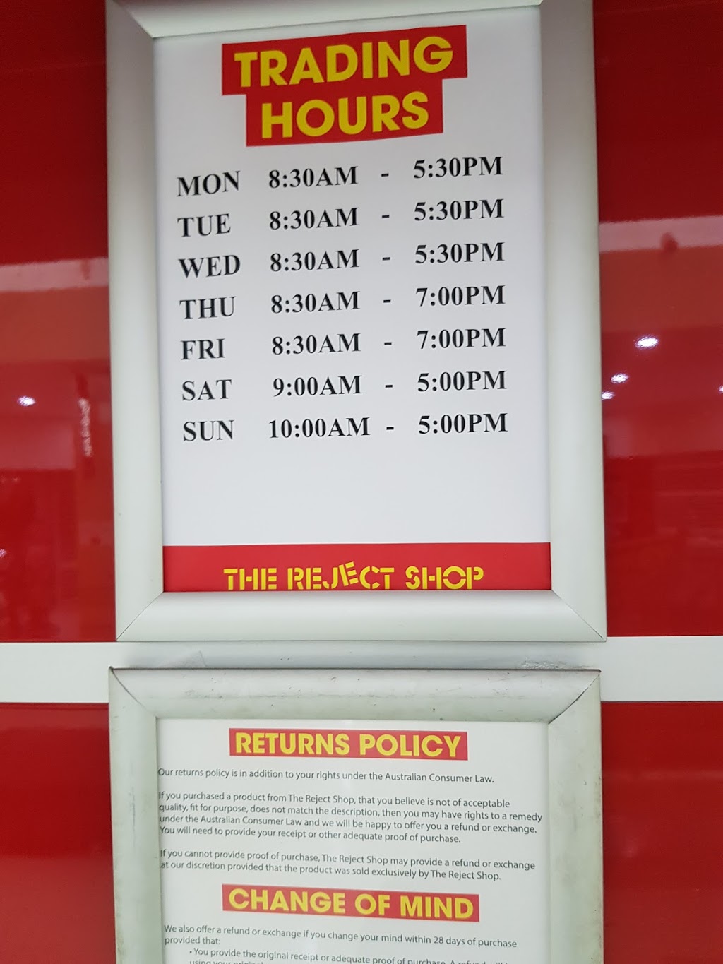 The Reject Shop Sale | department store | Shop 13-15, Gippsland Centre, 37-39 Cunninghame St, Sale VIC 3850, Australia | 0351433511 OR +61 3 5143 3511