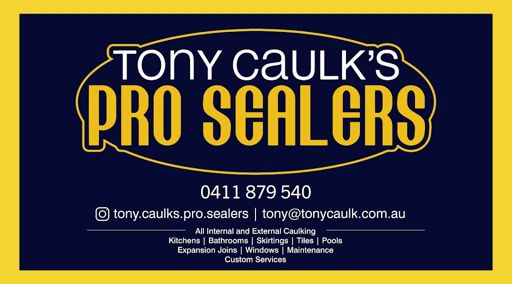 Tony caulks pro sealers |  | 28 Richelieu St, West Footscray VIC 3012, Australia | 0411879540 OR +61 411 879 540