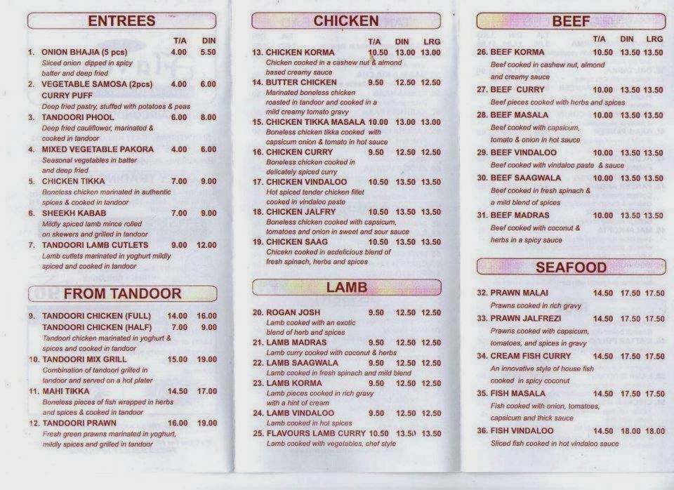 Flavours Indian Restaurant | 20 Centreway, Keilor East VIC 3033, Australia | Phone: (03) 9336 2115