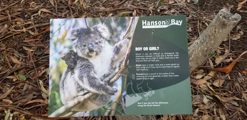 Hanson Bay Wildlife Sanctuary | park | S Coast Rd, Karatta SA 5223, Australia | 0885597344 OR +61 8 8559 7344