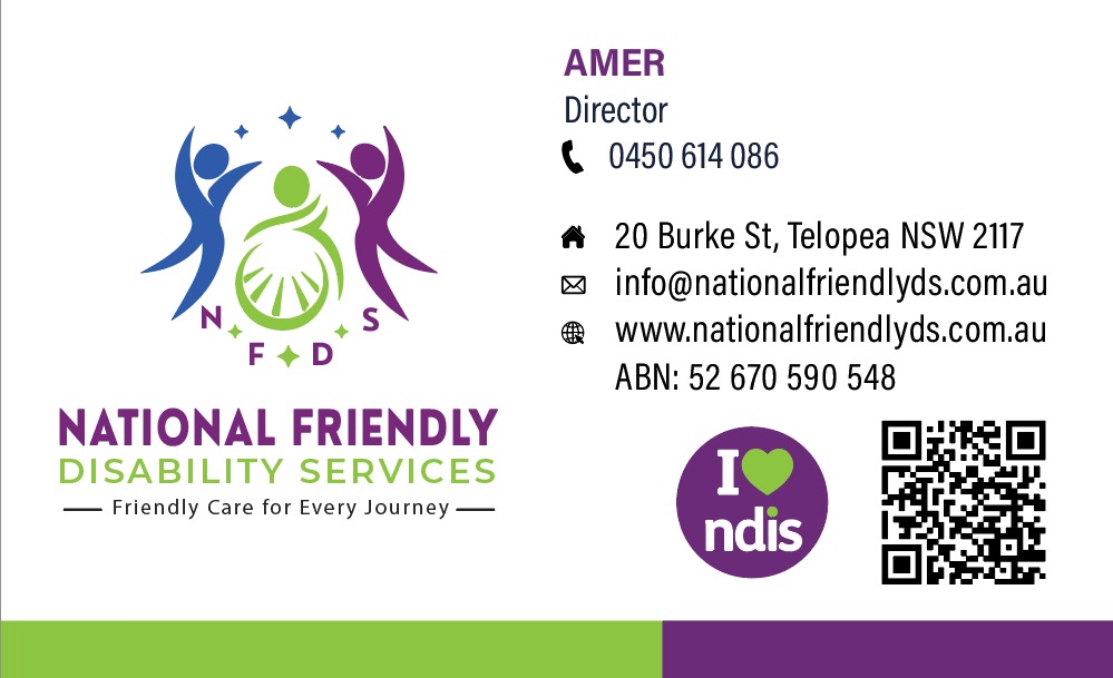 National Friendly Disability Services | 20 Burke St, Telopea NSW 2117, Australia | Phone: 0423 031 108