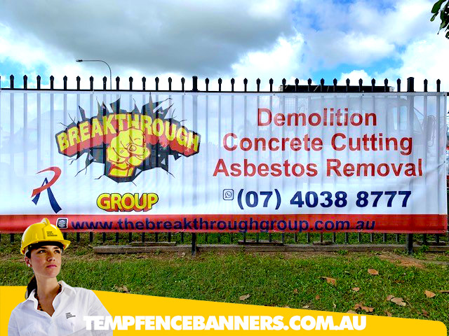 Temp Fence Banners | store | 26 Commercial Dr, Lynbrook VIC 3975, Australia | 1800766152 OR +61 1800 766 152