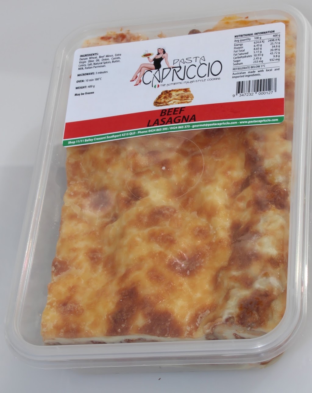 Pasta Capriccio | store | 11/11 Bailey Cres, Southport QLD 4215, Australia | 0424865595 OR +61 424 865 595