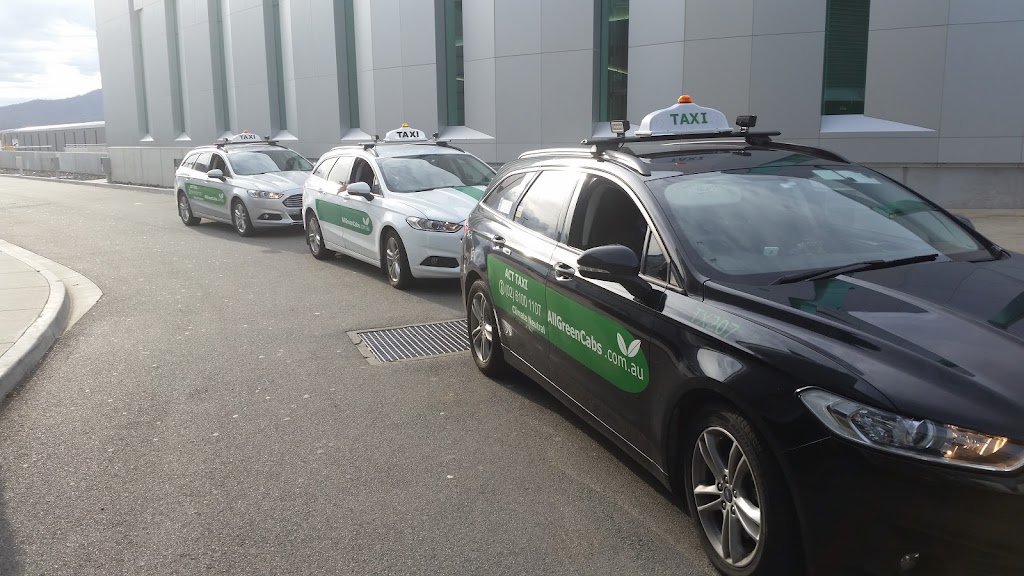 AllGreenCabs | Plaza Offices East, Canberra Airport, 35 Terminal Ave, Canberra ACT 2609, Australia | Phone: (02) 6100 1107