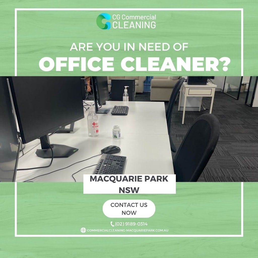 CG Commercial Cleaning - Office Cleaning Sydney | 1 Talavera Rd, Macquarie Park NSW 2113, Australia | Phone: (02) 9189 0314