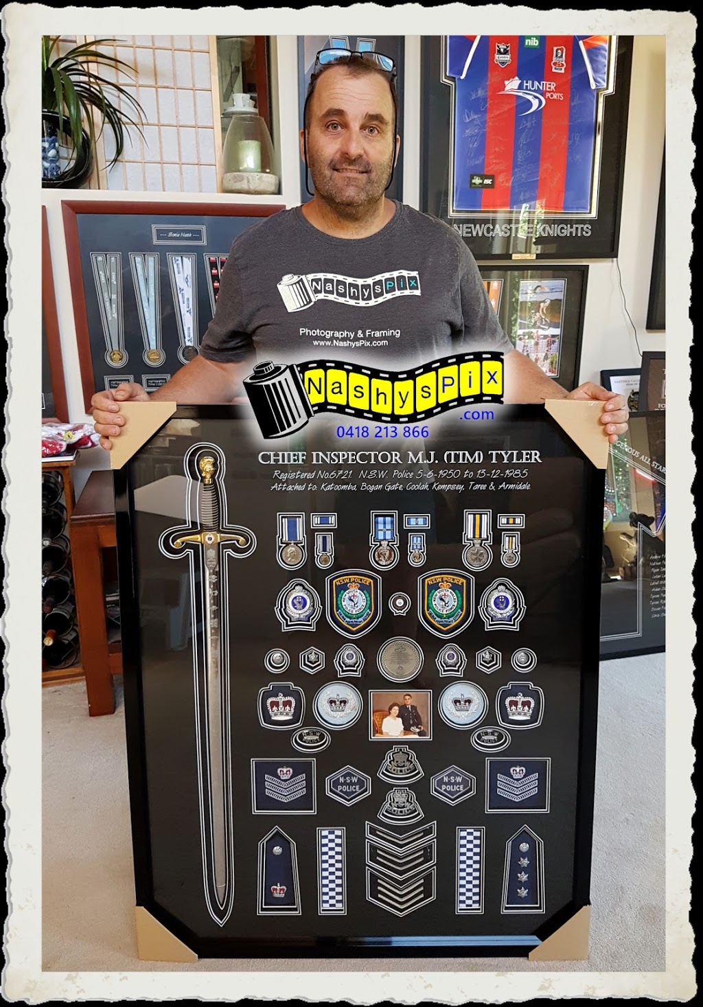 Police Medal Frames | 30 Emily Ave, Port Macquarie NSW 2444, Australia | Phone: 0418 213 866