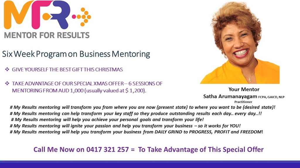 Mentor For Results | 12 Riley Ave, West Pennant Hills NSW 2125, Australia | Phone: 0417 321 257
