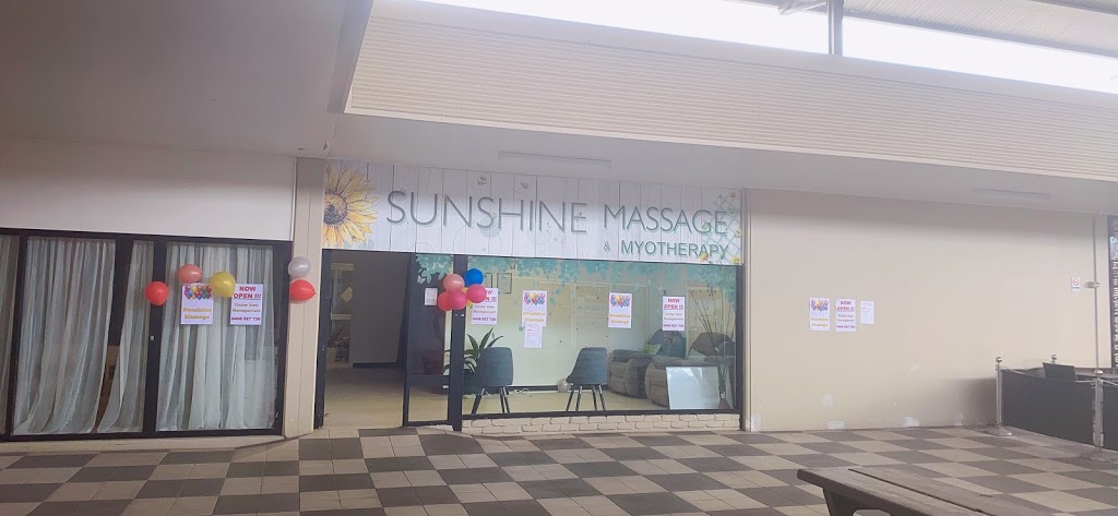 Sunshine Massage & Myotherapy | spa | AU QLD Bellbowrie Shop 3A , Bellbowrie Shopping Plaza, 37 Birkin Rd, Bellbowrie QLD 4070, Australia | 0732028666 OR +61 7 3202 8666