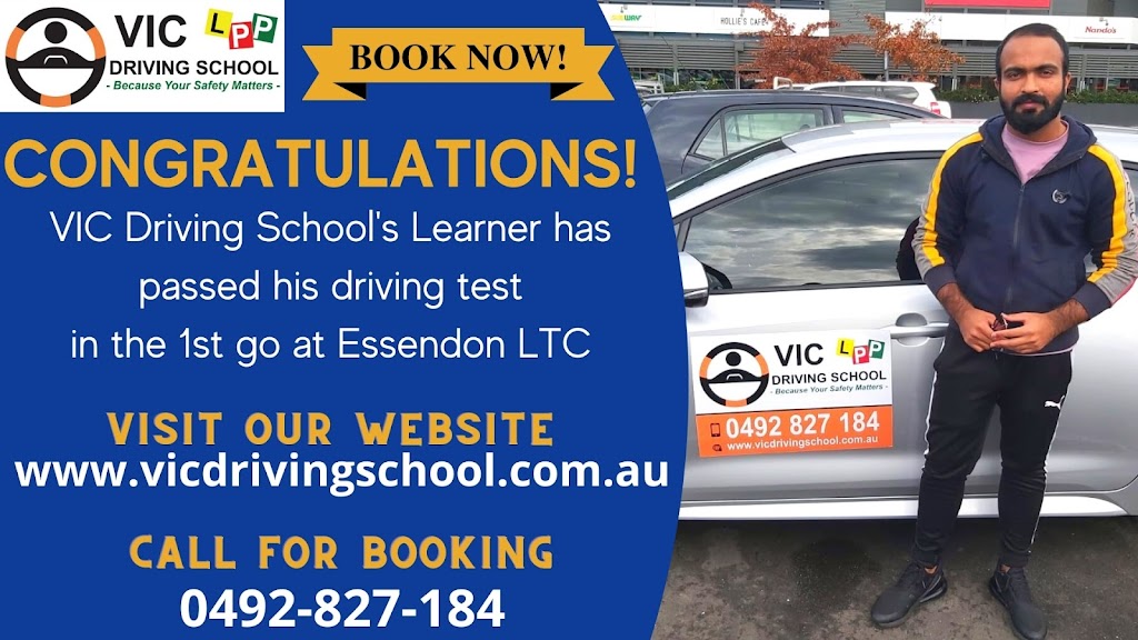 VIC Driving School | 2/15 Cromwell St, Glenroy VIC 3046, Australia | Phone: 0492 827 184