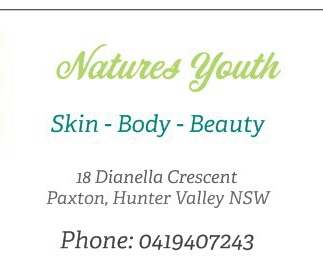 Natures Youth Beauty | spa | 18 Dianella Crescent, Paxton NSW 2325, Australia | 0419407243 OR +61 419 407 243