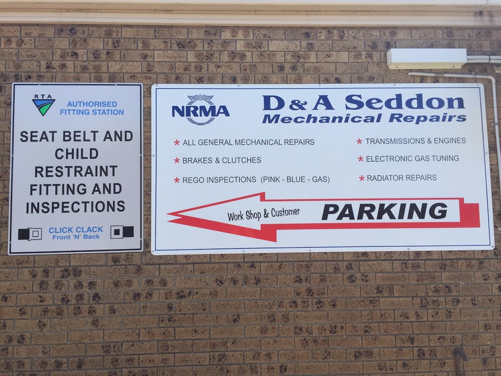 D. & A. Seddon Mechanical Repairs | 12 Lake Rd, Swansea NSW 2281, Australia | Phone: (02) 4971 3381