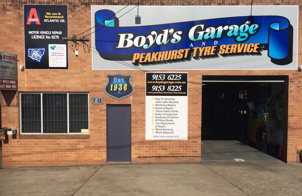 Peakhurst Tyre Service | car repair | 1/13 Lorraine St, Peakhurst NSW 2210, Australia | 0291538225 OR +61 2 9153 8225