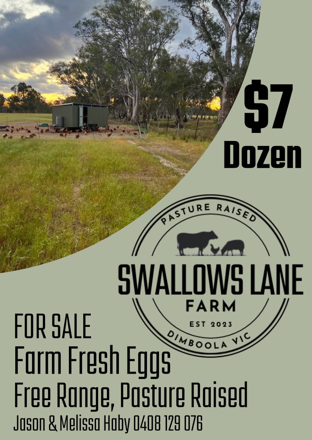 Swallows Lane Farm | 50 Swallows Ln, Dimboola VIC 3414, Australia | Phone: 0408 129 076