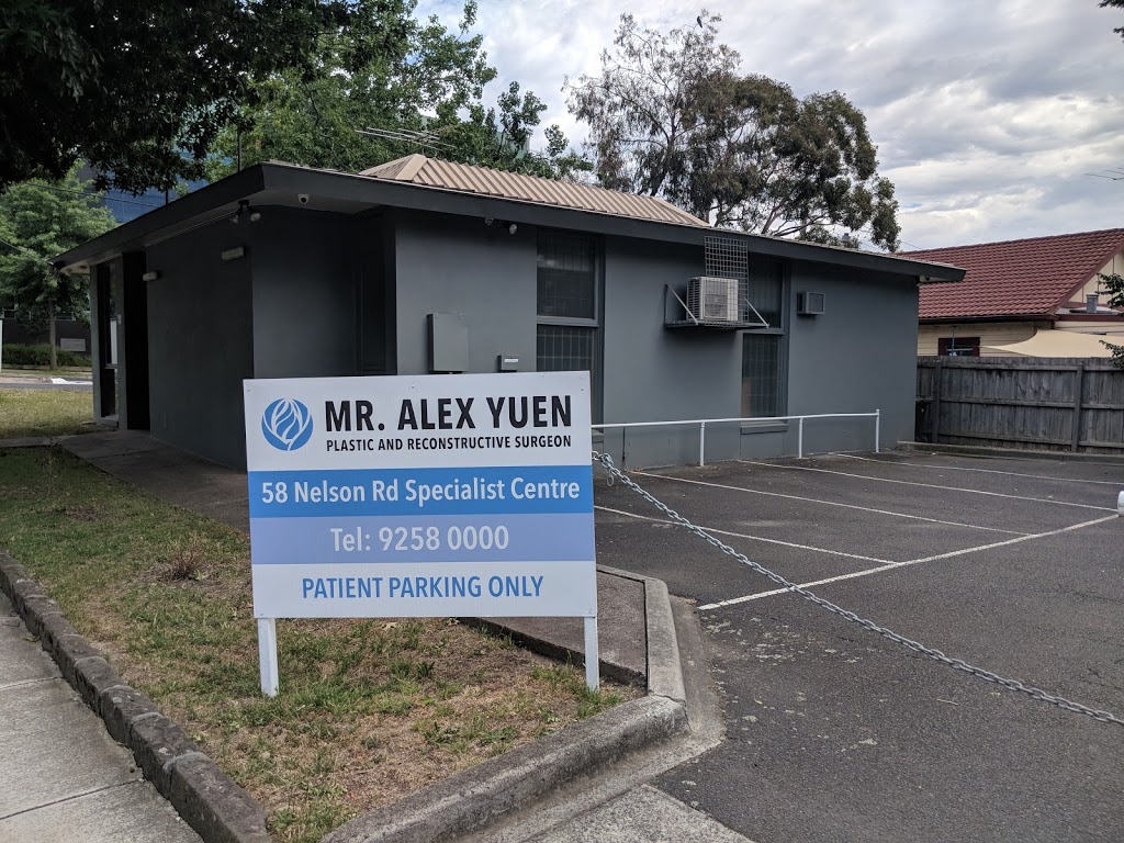 Dr. Alex Yuen | 58 Nelson Rd, Box Hill North VIC 3129, Melbourne VIC 3129, Australia | Phone: (03) 9258 0000