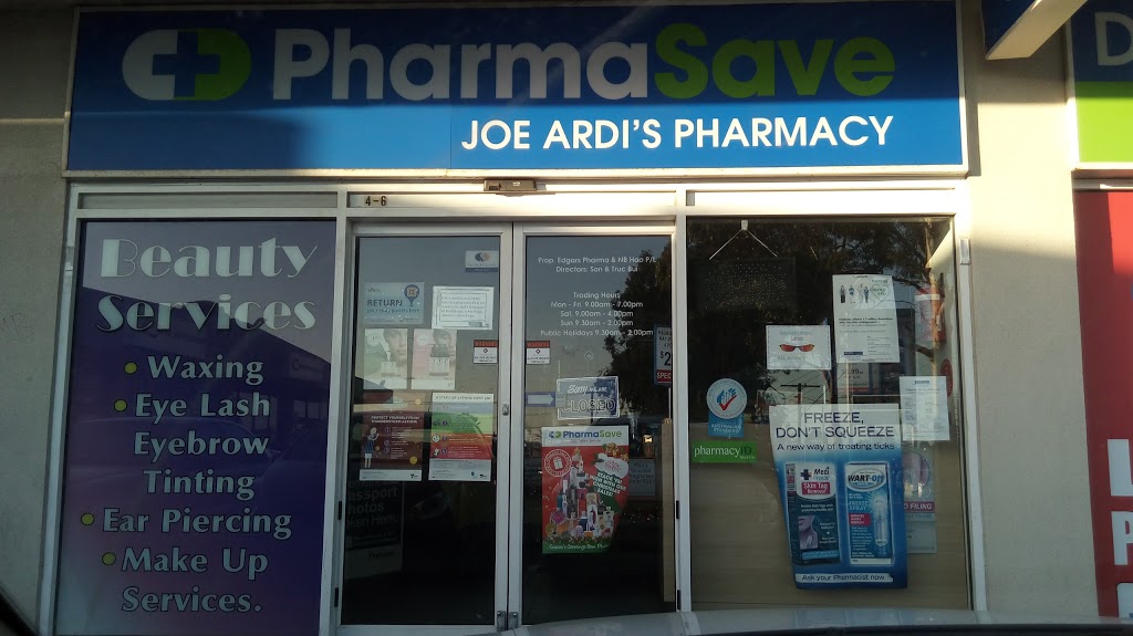 Pharmasave Joe Ardis Pharmacy | pharmacy | 4-6/ Edgars Rd &, Main St, Thomastown VIC 3074, Australia | 0394659353 OR +61 3 9465 9353