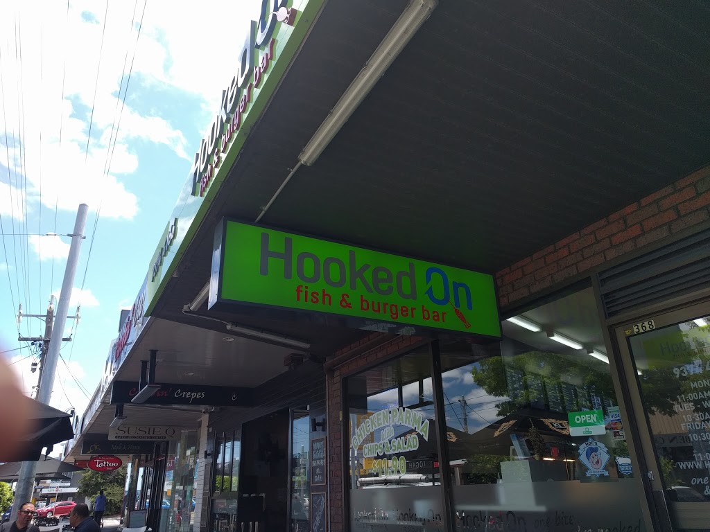 Hooked on Fish & Burger Bar | restaurant | 368 Keilor Rd, Niddrie VIC 3042, Australia | 0393744166 OR +61 3 9374 4166