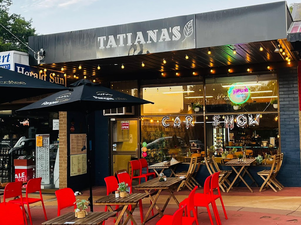 Tatianas | cafe | 80B Main Rd, Monbulk VIC 3793, Australia | 0397567802 OR +61 3 9756 7802