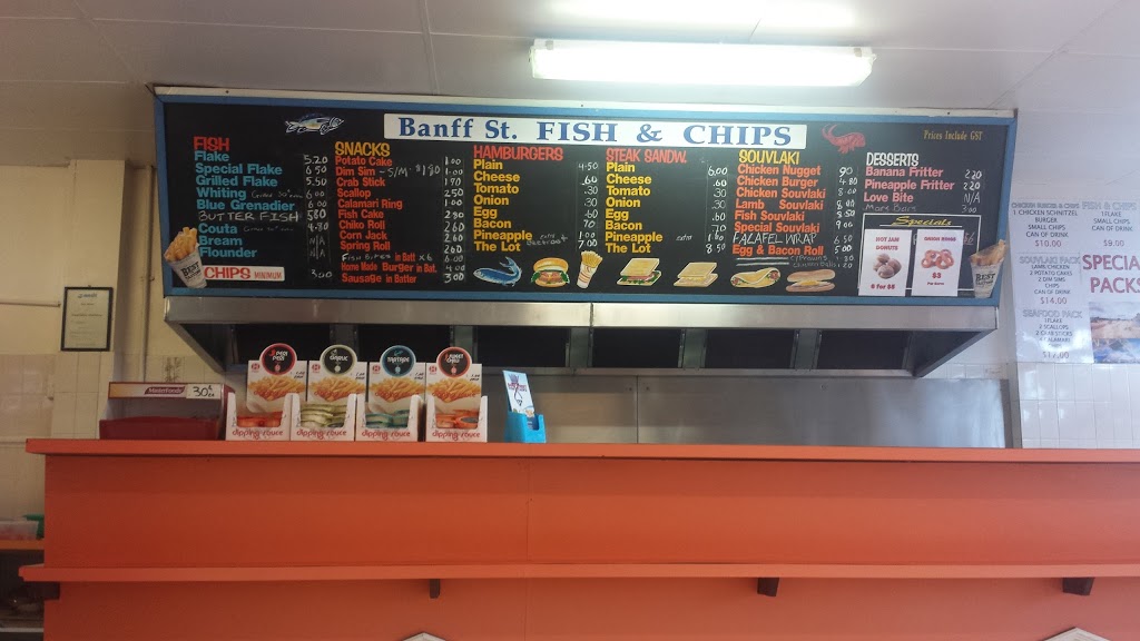 Banff St Fish & Chips | meal takeaway | 61 Banff St, Reservoir VIC 3073, Australia | 0394621733 OR +61 3 9462 1733