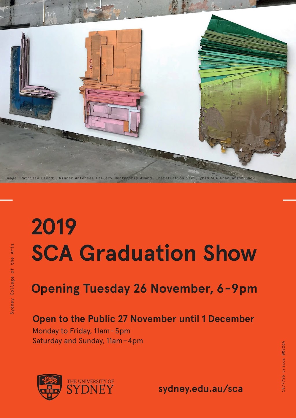 SCA Gallery | Building 29, Sydney Colllege of the Arts The University of Sydney, Balmain Rd, Rozelle NSW 2039, Australia | Phone: (02) 9351 1008