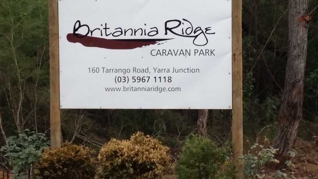 Britannia Ridge Caravan Park | park | 160 Tarrango Rd, Yarra Junction VIC 3797, Australia | 0359671118 OR +61 3 5967 1118