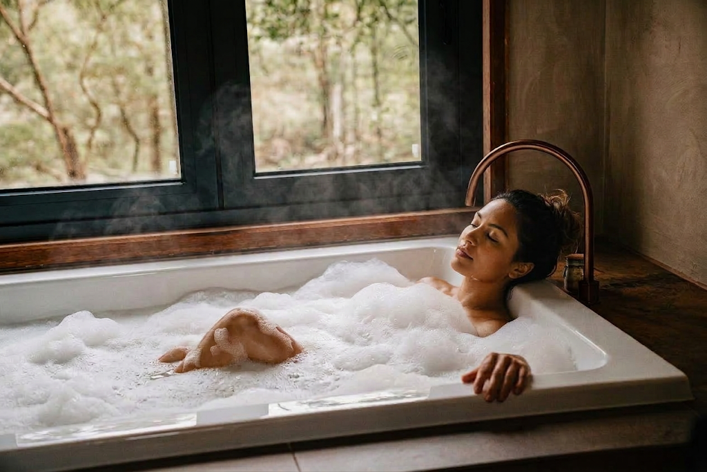 Yarra Valley Bathhouse | 475 Woods Point Rd, Warburton VIC 4514, Australia | Phone: 0401 757 731