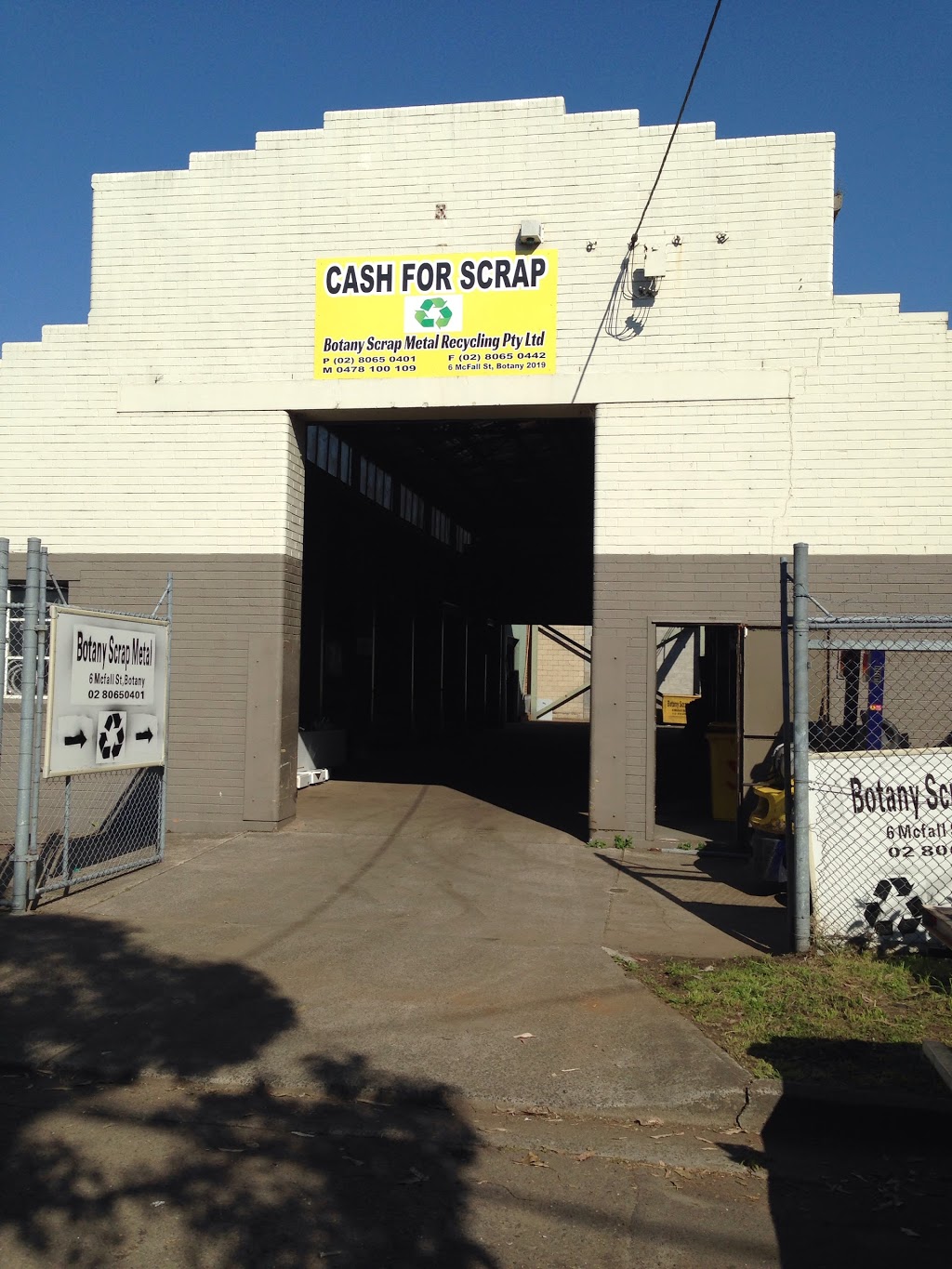 Botany Scrap Metal Recycling | car dealer | 6 McFall St, Botany NSW 2019, Australia | 0280650401 OR +61 2 8065 0401