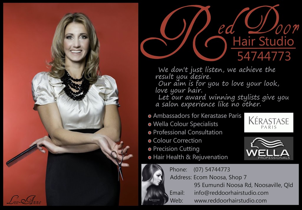 RED DOOR HAIR STUDIO | hair care | 7/95 Eumundi Noosa Rd, Noosaville QLD 4566, Australia | 0754744773 OR +61 7 5474 4773