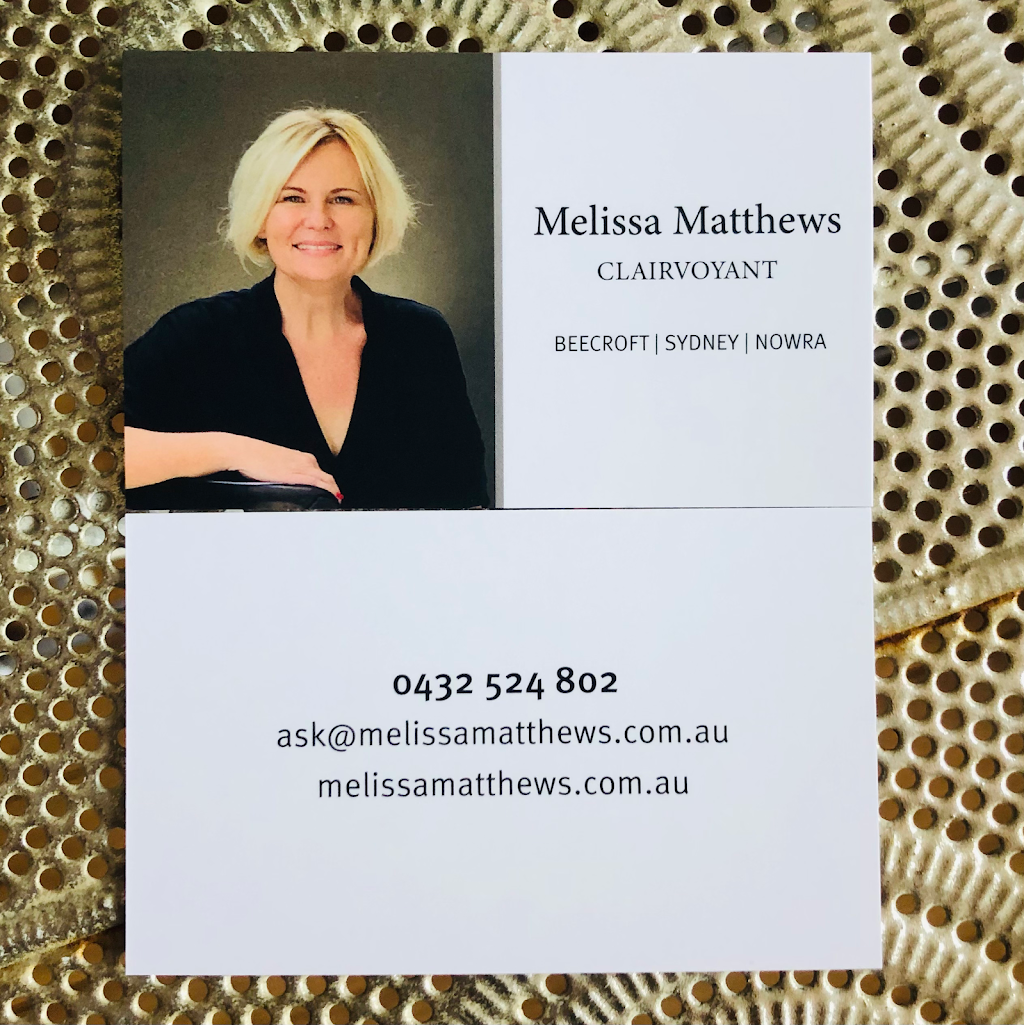 Melissa Matthews Clairvoyant | 54 Salisbury Dr, Nowra NSW 2541, Australia | Phone: 0432 524 802