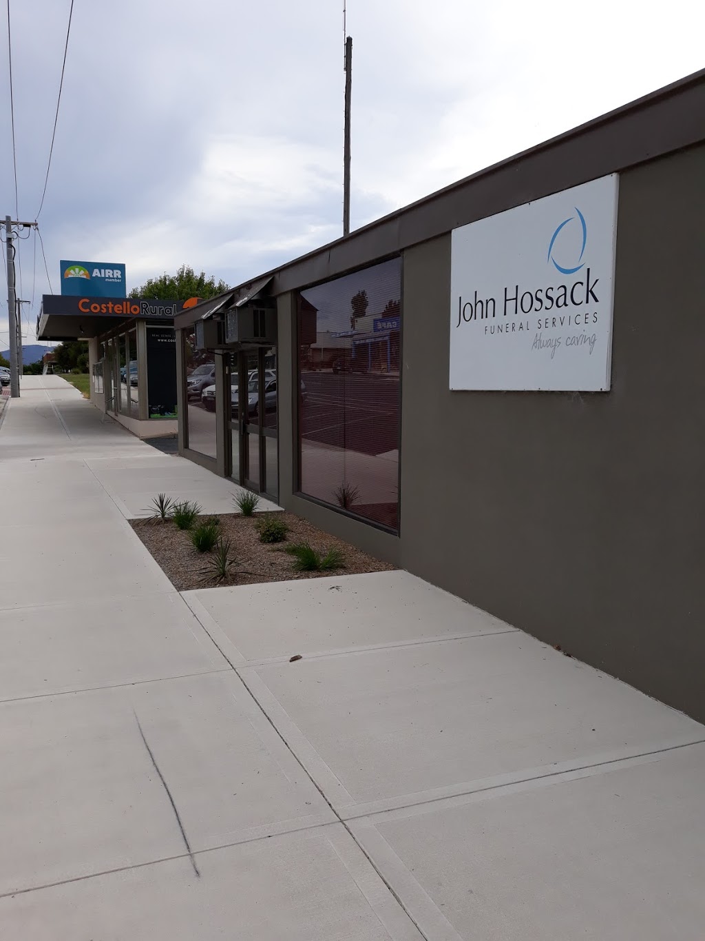 John Hossack Funeral Services | funeral home | 60 Hanson St, Corryong VIC 3707, Australia