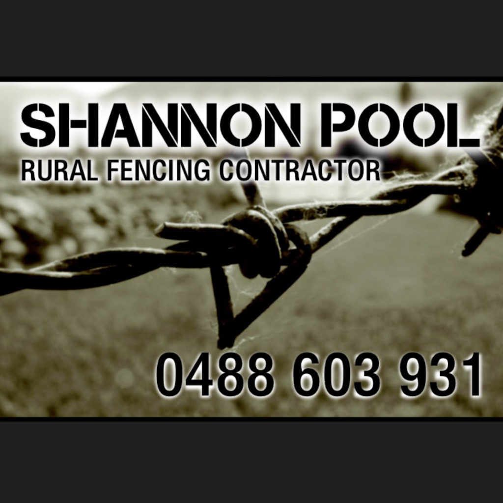 Shannon Pool Rural Fencing Contractor | general contractor | Dip Bridge Rd, Invergordon VIC 3636, Australia | 0488603931 OR +61 488 603 931