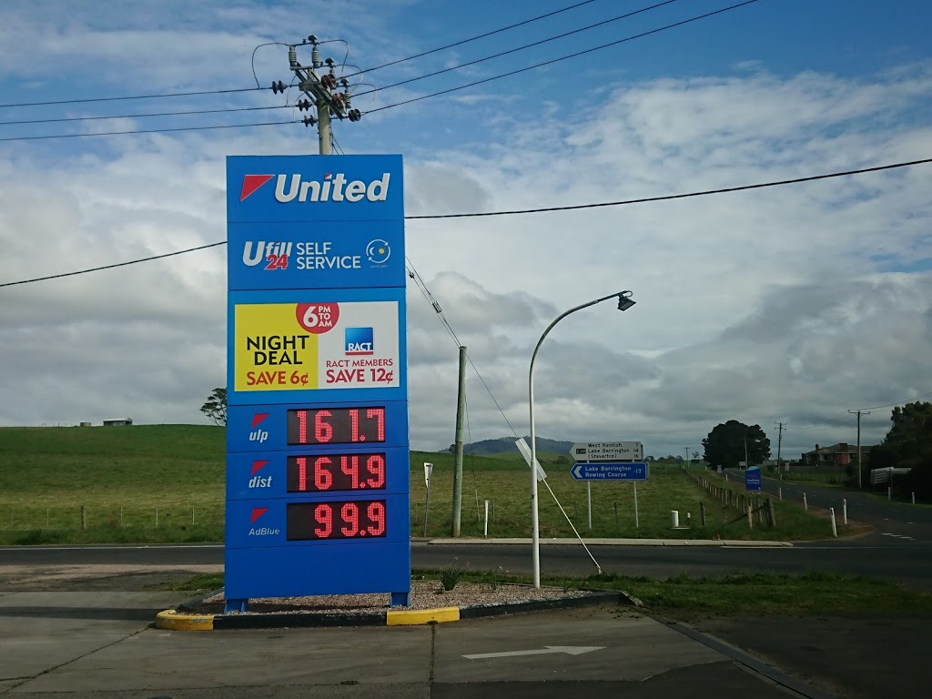 United | gas station | 2 Main St, Sheffield TAS 7306, Australia | 0364481003 OR +61 3 6448 1003