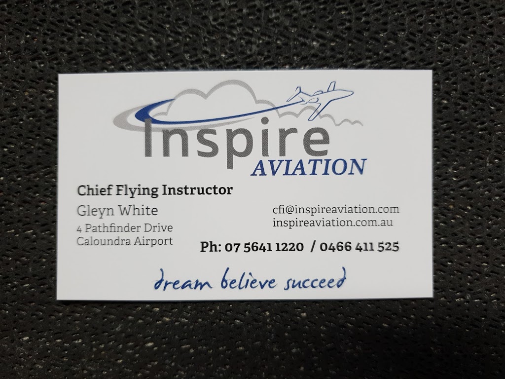 Inspire Aviation | university | 4 Pathfinder Dr, Caloundra West QLD 4551, Australia | 0753019345 OR +61 7 5301 9345