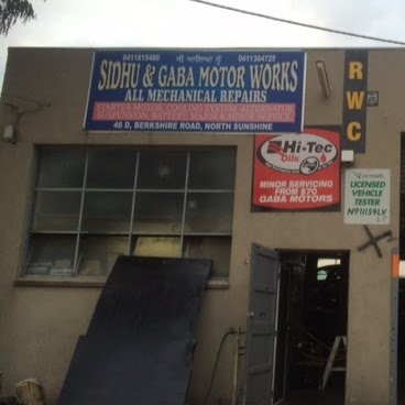 Sidhu & Gaba Motor Works | car repair | 46D Berkshire Rd, Sunshine North VIC 3020, Australia | 0399390364 OR +61 3 9939 0364