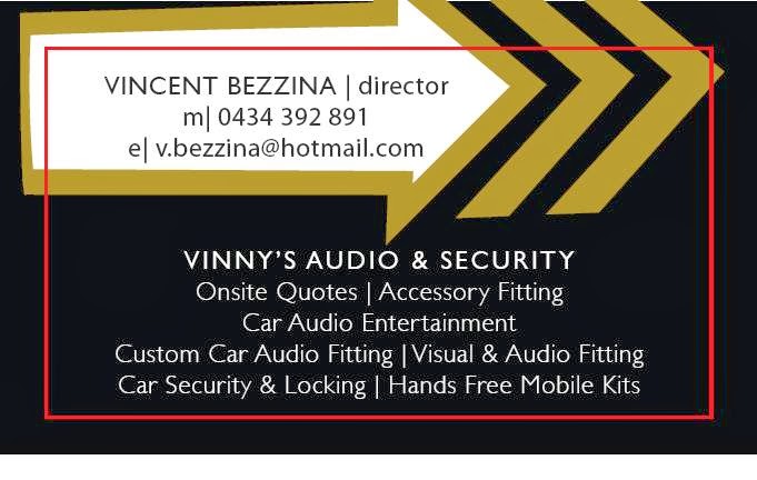 Vinnys Audio & Security | car repair | Greenway Dr, South Penrith NSW 2750, Australia | 0434392891 OR +61 434 392 891