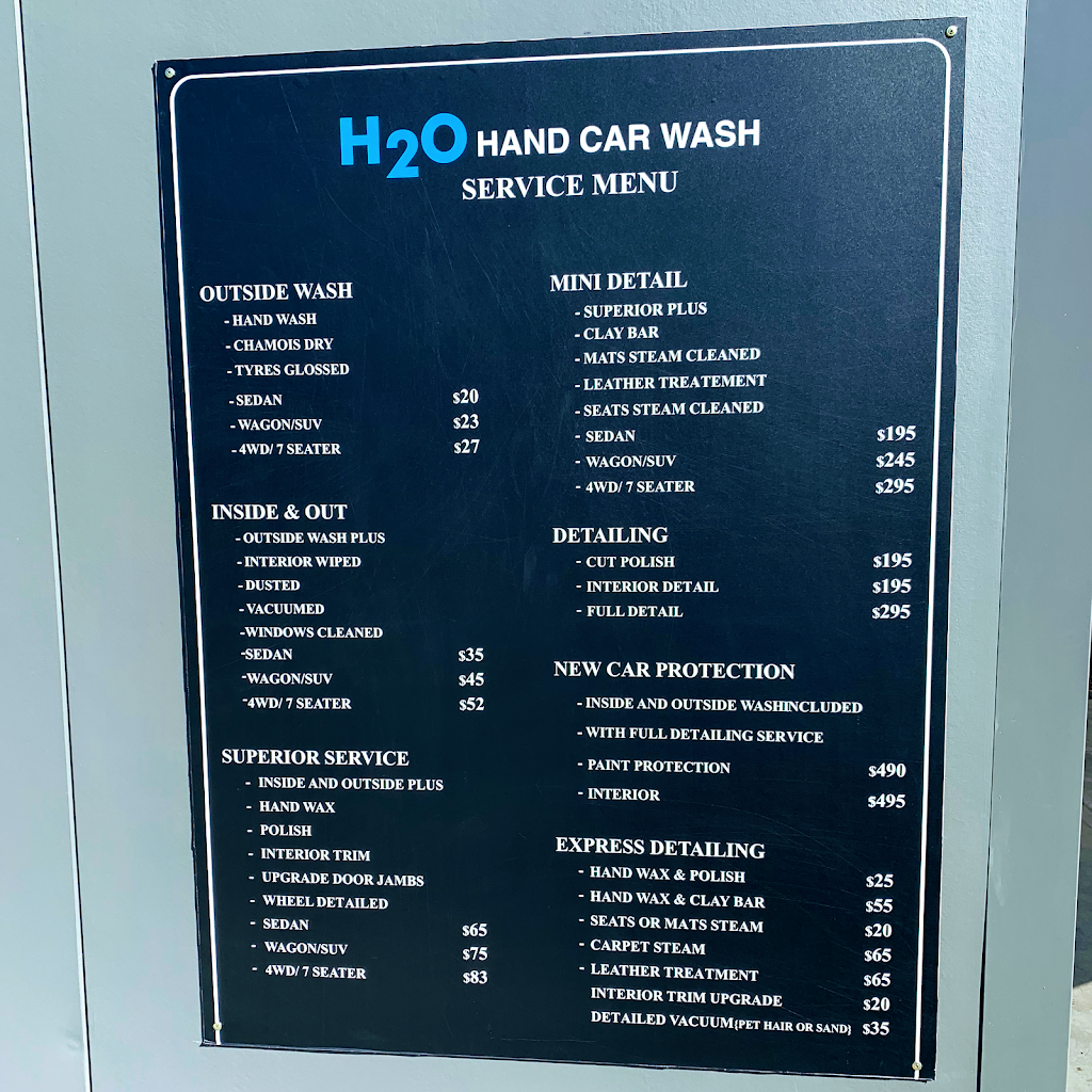 H2O Hand Car Wash - Best Car Detailing Service in Berwick | car wash | 252/258C Clyde Rd, Berwick VIC 3806, Australia | 0397020770 OR +61 3 9702 0770