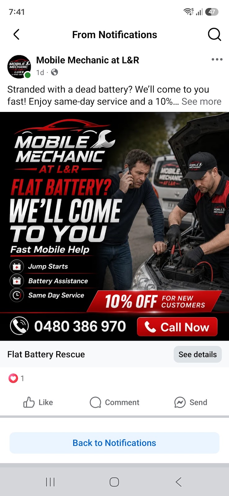 Mobile Mechanic at L&R | 10 Harmony Cct, Narangba QLD 4504, Australia | Phone: 0480 386 970