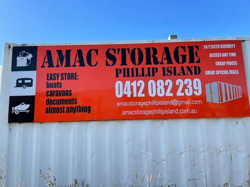 AMAC Storage Phillip Island | storage | 10 Harvey Dr, Cowes VIC 3922, Australia | 0412082239 OR +61 412 082 239