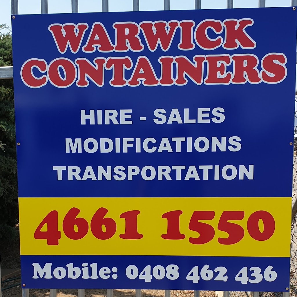 Warwick Containers | 73 Ogilvie Rd, Womina QLD 4370, Australia | Phone: (07) 4661 1550