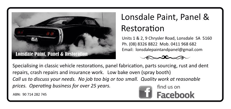 Lonsdale Paint, Panel and Restoration | car repair | 9 Chrysler Rd, Lonsdale SA 5160, Australia | 0883268822 OR +61 8 8326 8822