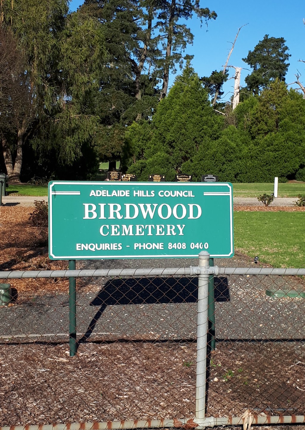 Birdwood Cemetery | cemetery | Onkaparinga Valley Rd, Birdwood SA 5234, Australia