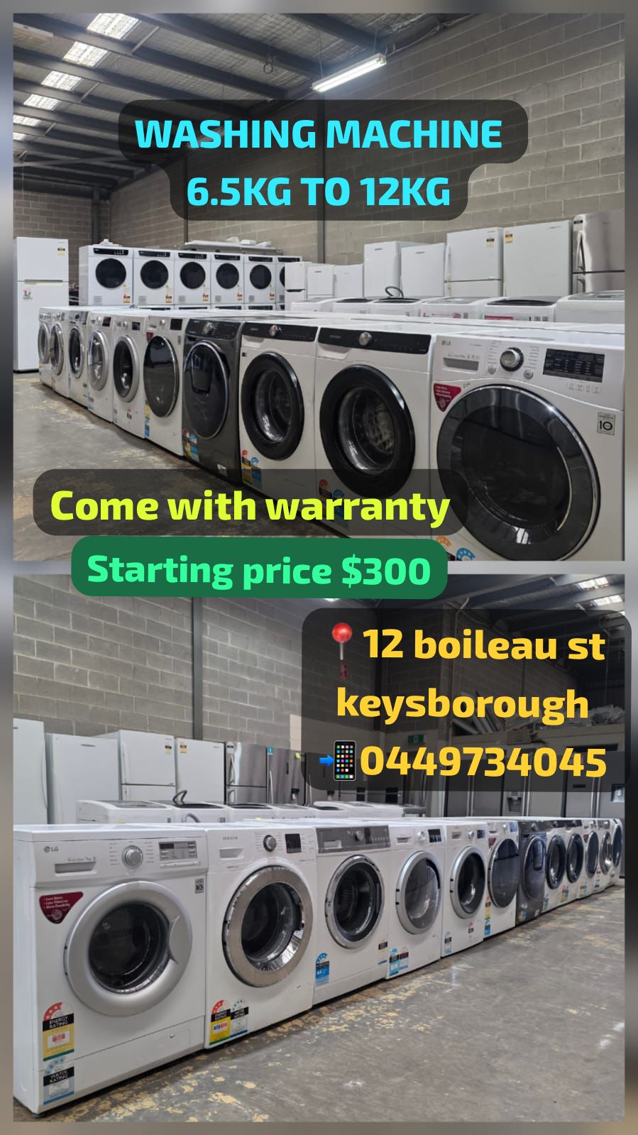 KJ HOME APPLIANCES WAREHOUSE | 2/12 Boileau St, Keysborough VIC 3173, Australia | Phone: 0406 733 781