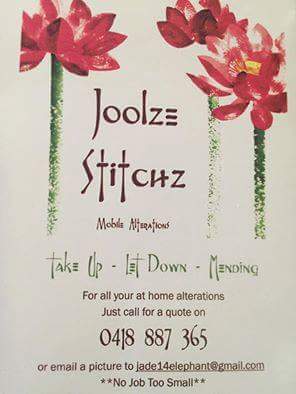 Joolze Stitchz | store | 121/118 Bellflower Rd, Sippy Downs QLD 4556, Australia | 0418887365 OR +61 418 887 365