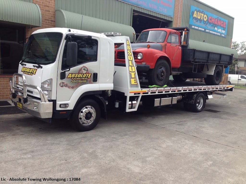 Absolute Towing Wollongong | 300 Keira St, Wollongong NSW 2500, Australia | Phone: 0477 774 433